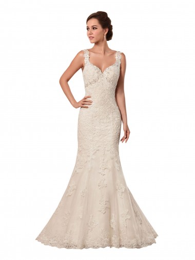 Boutique Ivoire Sirène Tulle Dentelle Robes de mariée