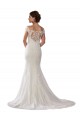 Boutique Ivoire Sirène Épaule Dénudée Dentelle Boho Robes de mariée