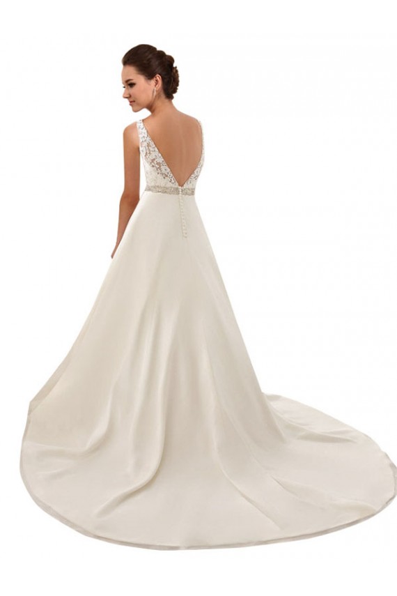 Boutique Ivoire Trapèze Illusion Dentelle Robes de mariée