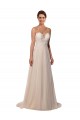 Boutique Ivoire Trapèze Illusion Tulle Dentelle Robes de mariée