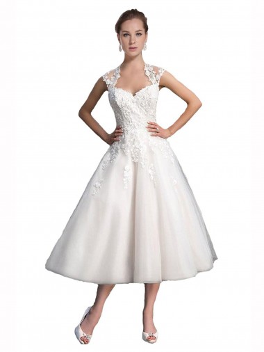 Boutique Ivoire Trapèze Tulle Dentelle Plage Robes de mariée