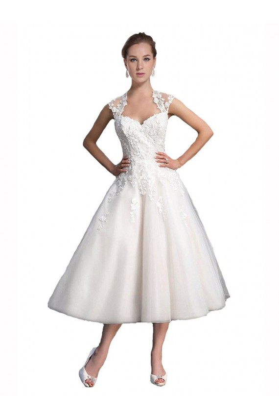 Boutique Ivoire Trapèze Tulle Dentelle Plage Robes de mariée