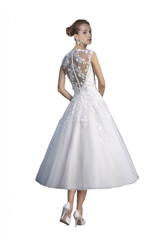 Boutique Ivoire Trapèze Tulle Dentelle Plage Robes de mariée