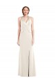 Boutique Ivoire Trompette Licou Crêpe Stretch Longue Robes demoiselle d'honneur / Robes de bal