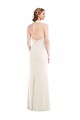 Boutique Ivoire Trompette Licou Crêpe Stretch Longue Robes demoiselle d'honneur / Robes de bal