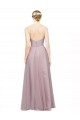 Boutique Light Lilac Trapèze Tulle Dentelle Longue Robes demoiselle d'honneur