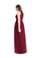 Boutique Lilas Trapèze Licou Mousseline Longue Robes demoiselle d'honneur