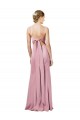 Boutique Noir Fourreau Bretelles spaghetti Col Carré Crêpe Stretch Longue Formelles Robes demoiselle d'honneur / Robes de soirée / Robes de bal