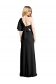 Boutique Noir Fourreau Crêpe Stretch Longue Formelles Robes demoiselle d'honneur / Robes de soirée / Robes de bal