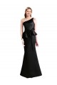 Boutique Noir Sirène Satiné Longue Robes demoiselle d'honneur