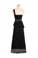 Boutique Noir Sirène Satiné Longue Robes demoiselle d'honneur