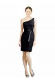Boutique Noir Trapèze Dentelle Courte Robes demoiselle d'honneur / Robes de cocktail