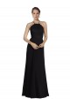 Boutique Noir Trapèze Licou Mousseline Dentelle Longue Robes demoiselle d'honneur