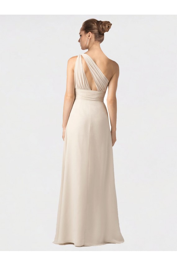 Boutique Noir Trapèze Mousseline Longue Robes demoiselle d'honneur