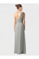 Boutique Noir Trapèze Mousseline Longue Robes demoiselle d'honneur