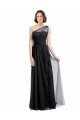 Boutique Noir Trapèze Tulle Longue Robes demoiselle d'honneur