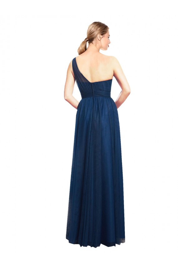 Boutique Noir Trapèze Tulle Longue Robes demoiselle d'honneur