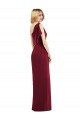 Boutique Olive verte Trompette Mousseline Longue Robes demoiselle d'honneur