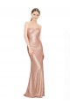 Boutique Or rose Trapèze Paillette Longue Formelles Robes demoiselle d'honneur / Robes de soirée / Robes de bal