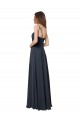 Boutique Pastèque Trapèze Col V Mousseline Longue Robes demoiselle d'honneur