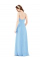 Boutique Periwinkle Fourreau Col V Mousseline Longue Robes demoiselle d'honneur