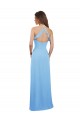 Boutique Periwinkle Trapèze Bretelles spaghetti Mousseline Longue Robes demoiselle d'honneur
