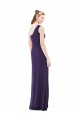 Boutique Pourpre Trapèze Mousseline Longue Robes demoiselle d'honneur