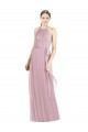 Boutique Primevère Trapèze Licou Mousseline Longue Robes demoiselle d'honneur
