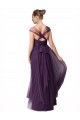 Boutique Prune Trapèze Tulle Longue Robes demoiselle d'honneur