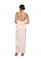 Boutique Rose Trapèze Satiné Soyeux Longue Robes demoiselle d'honneur / Robes de bal