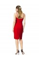 Boutique Rouge Fourreau Crêpe Stretch Courte Robes demoiselle d'honneur / Robes de soirée / Robes de cocktail
