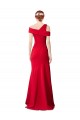 Boutique Rouge Sirène Crêpe Stretch Longue Formelles Robes demoiselle d'honneur / Robes de soirée / Robes de bal