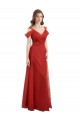 Boutique Rouge Trapèze Tulle Longue Robes demoiselle d'honneur
