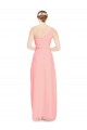 Boutique Saumon Trapèze Mousseline Longue Robes demoiselle d'honneur