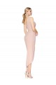 Boutique Sirène Bretelles spaghetti Crêpe Stretch Courte Asymétrique Robes demoiselle d'honneur / Robes de soirée / Robes de cocktail