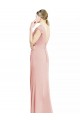 Boutique Sirène Col Bateau Col Haut Mousseline Longue Robes demoiselle d'honneur
