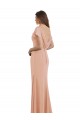 Boutique Sirène Col Bateau Col Haut Mousseline Longue Robes demoiselle d'honneur / Robes de bal