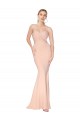 Boutique Sirène Col Haut Crêpe Stretch Longue Formelles Robes demoiselle d'honneur / Robes de soirée / Robes de bal