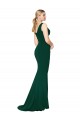 Boutique Sirène Col V Crêpe Stretch Longue Formelles Robes demoiselle d'honneur / Robes de soirée / Robes de bal