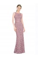 Boutique Sirène Illusion Dentelle Longue Robes demoiselle d'honneur / Robes de bal