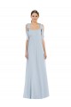 Boutique Trapèze Bretelles spaghetti Mousseline Longue Robes demoiselle d'honneur