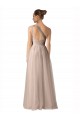 Boutique Trapèze Bretelles spaghetti Tulle Longue Robes demoiselle d'honneur