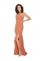 Boutique Trapèze Col Carré Mousseline Longue Robes demoiselle d'honneur