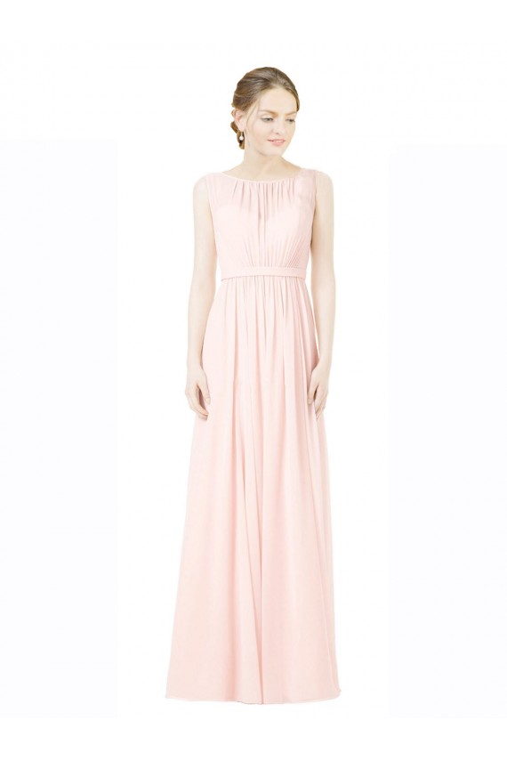 Boutique Trapèze Jewel Mousseline Longue Robes demoiselle d'honneur