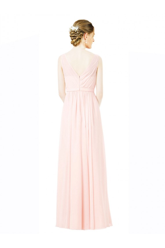 Boutique Trapèze Jewel Mousseline Longue Robes demoiselle d'honneur