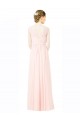 Boutique Trapèze Jewel Mousseline Longue Robes demoiselle d'honneur