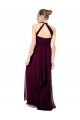 Boutique Trapèze Licou Mousseline Longue Robes demoiselle d'honneur