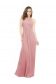 Boutique Trapèze Licou Mousseline Longue Robes demoiselle d'honneur