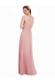 Boutique Trapèze Licou Mousseline Longue Robes demoiselle d'honneur