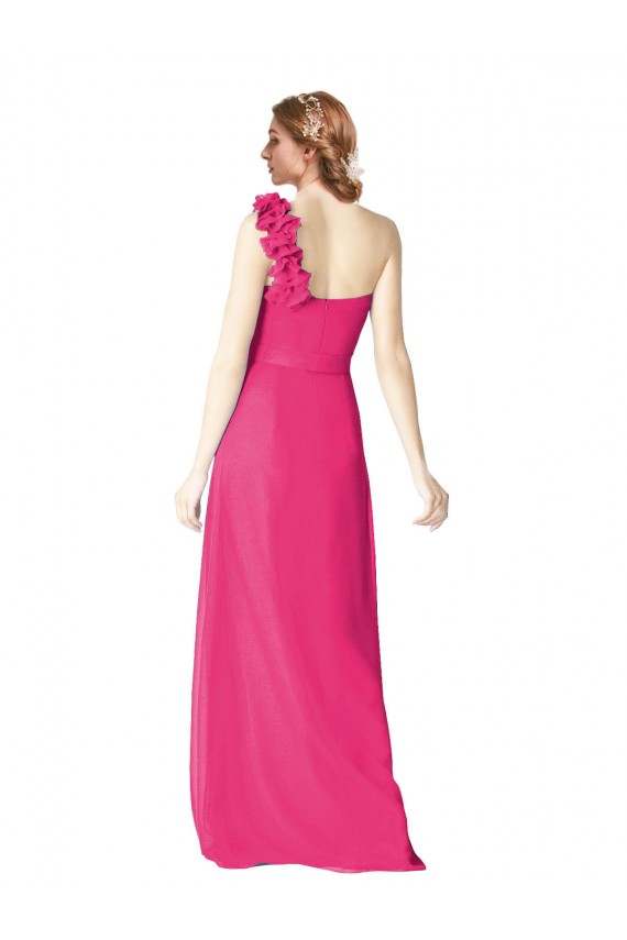 Boutique Trapèze Mousseline Longue Robes demoiselle d'honneur
